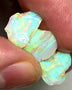 Lightning Ridge 13.50cts Bright & gorgeous Light base Seam Opal rough to cut Bright & gorgeous multifires 10x10x8 to 10x8x7mm 1121