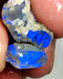 OPAL MONTH SPECIAL Lightning Ridge Rough Pair Dark Seam opals 26cts Stunning Bright Blues 22x17x9mm & 15x13x4mm WSZ55