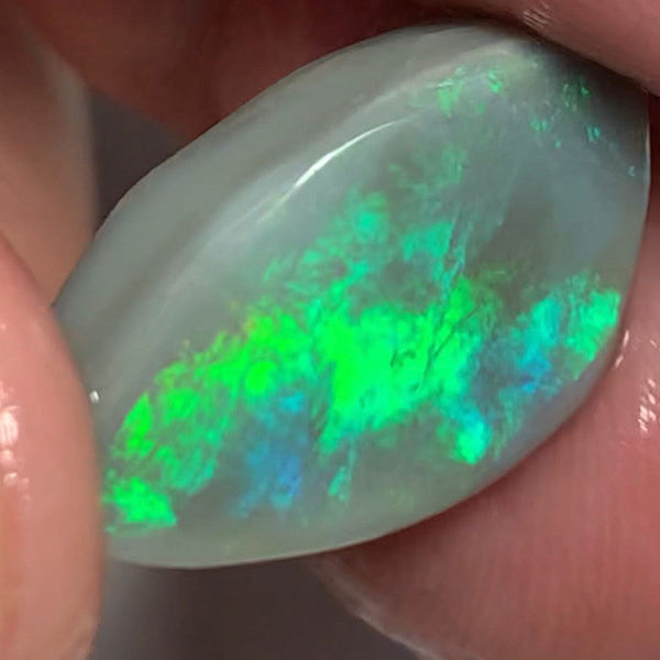 Lightning Ridge Opal Dark Base  Rough / Rub / Preform Gem Grade 11.5cts Big Clean amazing Bright Multi fires 21x13x5mm WSH38