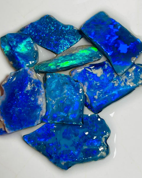Mulga® Blues on Black Seam opal 15.75cts Latest production details being added soon inbox for info MFB22