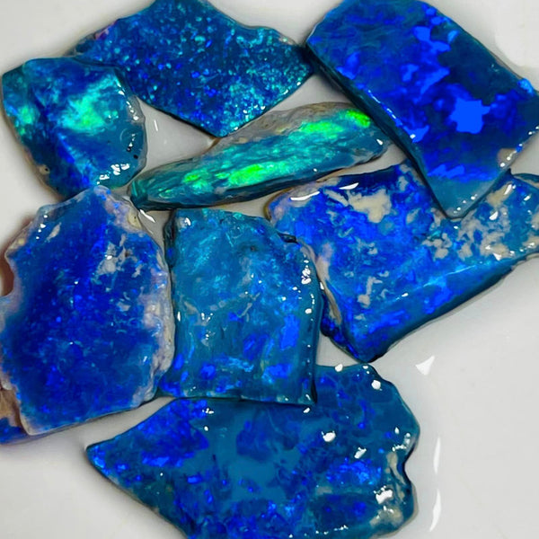 Mulga® Blues on Black Seam opal 15.75cts Latest production details being added soon inbox for info MFB22