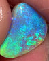 Lightning Ridge Rough / Rub Gem Grade Crystal opal Miners Bench® 4.5cts Gorgeous Display of Green Blue & Aqua fires 15x11x3mm MFB41