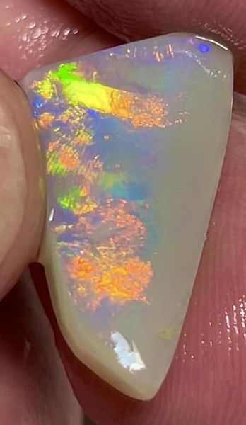 Lightning Ridge Rough / Rub Dark base opal Miners Bench® 8.5cts Rainbow of Vibrant Bright Multifires 20x10x4mm MFB43