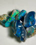 Mulga® Bright Black Opal Seam parcel Inc Some Reds/Pinks 56.75cts Wee Warra plains Material To cut  25x15x10mm to 12x9x5mm NEW950