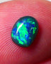 Australian Black Opal Gemstone 0.85cts Gem Grade Mulga® N4 Black Body Tone B3 Brightness Stunning Multifires 7x5x2.5mm UK01