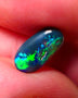 Lightning Ridge Black Opal Gemstone 1.85cts Gem Grade Mulga® N4 Black Body Tone B5 Brightness Stunning Multifires 12x5x2.5mm UK04