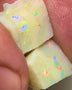 Lightning Ridge Rough Opal 20cts Light Seams Multicolours in bars 12x12x10 & 13x12x9 mm NSW041