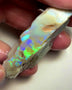 Lightning Ridge Rough / Rub Giant Dark Base Seam opal Miners Bench® 185cts Gorgeous Bright Multifires  65x35x11mm WAC06