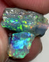 Lightning Ridge Rough Opal 6.25cts Pair Stunning Dark Crystal Base Cutters Candy® High Grade Amazing Bright Vibrant Multifires 15x9x5mm & 10x8x4mm WAA37