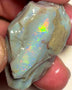 Lightning Ridge Rough / Rub Huge Dark Base Seam opal Miners Bench® 62cts Gorgeous Bright Multifires  38x20x8mm WAC09