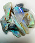 Lightning Ridge Rough Opal Parcel 33cts Cutters Select Very Bright Stunning colourful material to cut 24x7x3mm to 10x9x4mm WAA04