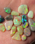 Lightning Ridge Opal Rubs/Preforms Jewellery Makers parcel Gem Grade Dark Light & Crystal Miners Bench® Preforms 29cts Gorgeous Vivid Vibrant Super bright Multifires 17x12x4mm to 7x6x1.5mm WAC69