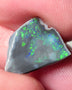 Lightning Ridge Opal Dark Base Seam Rough Rub 2.4cts Stunning Display of Bright Multifires 19x11x2mm 0549