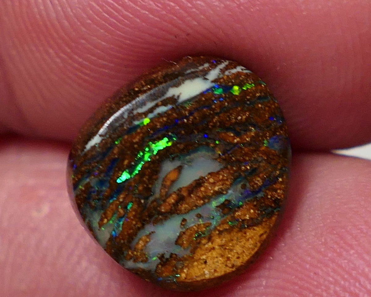 Winton Boulder Matrix Opal Gem stone 7.10cts Jewellery Grade N5 Body Tone B3 Brightness Stunning Display of Bright Blue Yellow & greens Fires 12.5x11.x6.4mm FB04