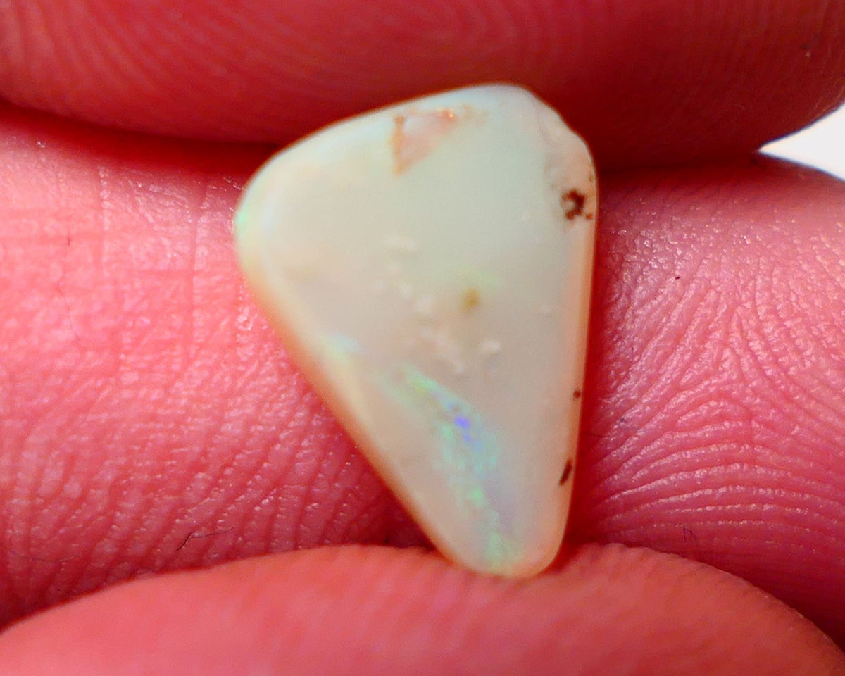 Lightning Ridge Crystal Opal Gemstone 2.3cts Light N8 Body Tone B3 Brightness  Nice Multifires 12x8x3mm 0644