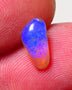 Lightning Ridge Crystal Opal Gemstone 1cts Jewellery Grade N7 Body Tone B3 Brightness  Stunning Blues 10x5x3mm 0653