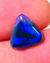 Lightning Ridge Black opal Picture Stone Gemstone 3.1cts Polished ready for setting Nice Bright Blue colours 12x12x3mm 0650