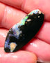 Lightning Ridge Rough / Rub Black opal  17cts Large Picture stone with some Reds & Multifires 37x16x4mm A1530