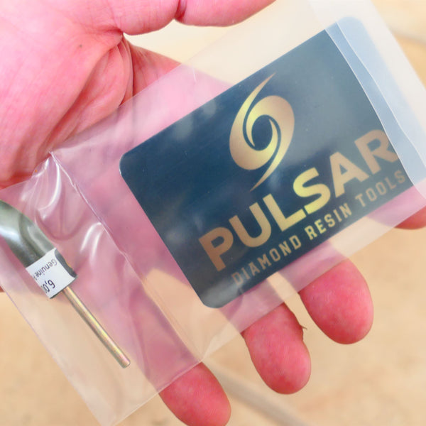 PULSAR™ DIAMOND RESIN POINTS MK2'S COLOUR CODED LAPIDARY BURRS FOR DREMEL & ROTARY TOOLS 3MM SHAFT POLISH SINGLE 1x 6,000 GRIT