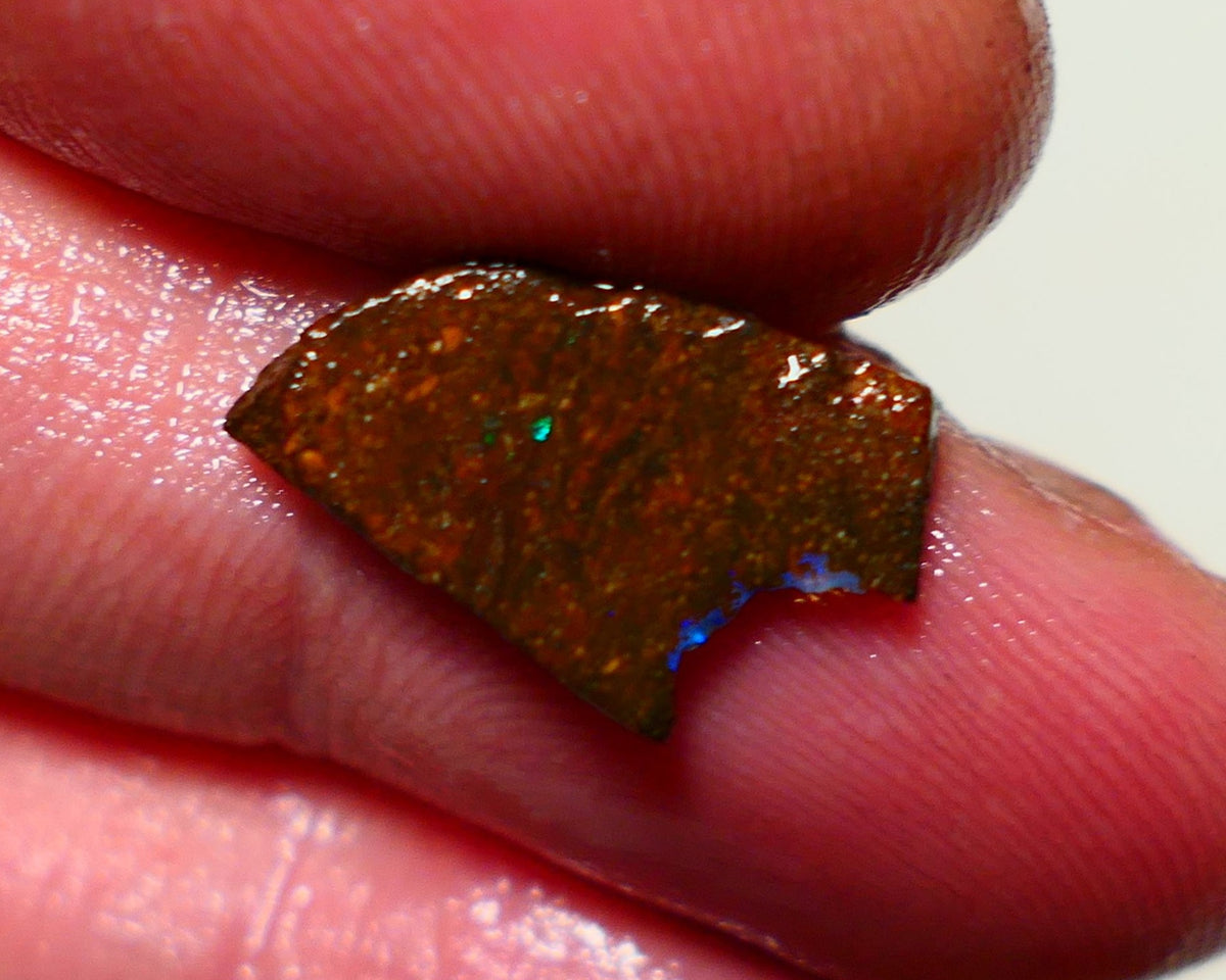 Queensland Boulder Boulder opal 4.15cts rough Winton gorgeous veins with nice fires 14x10x4mm 1125