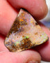 Australian Queensland Boulder opal Polished Gemstone Picture stone 15.75cts Orange/Yellow fires 20x19x5mm BO010