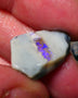 Lightning Ridge Rough Opal 12.25cts Grey base Seam opal showing a band of blue colour 20x14x6mm 1403