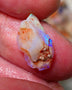 Coober Pedy Rough Opal 4.50cts Crystal Seam showing nice Bright  colours 16x9x6mm A1531