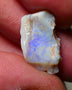 Lightning Ridge Rough Opal 7.75cts Grey Base Gamble Seam some Blue fires in the bar 20x11x6mm Auction NS033