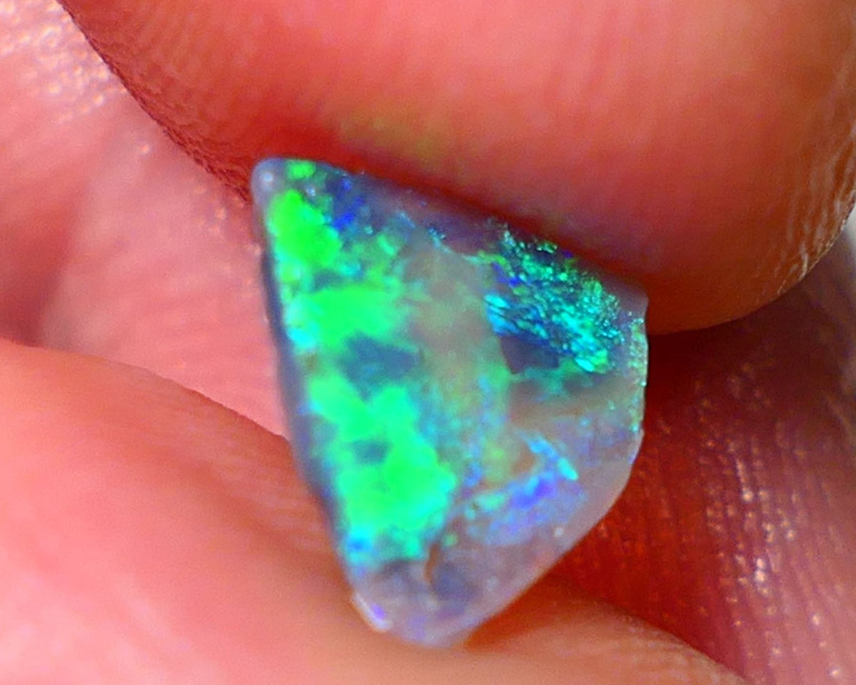 Mulga® Rough Rub Opal 0.50cts Dark Crystal Base Seam Totally Amazing Bling Brightness electric Multifires Suits Inlay 9x6x1mm NSW023