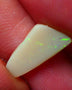 Lightning Ridge Rough / Rub Dark Seam opal 2.20cts Nice Yellow Fires 15x7x2mm NS157