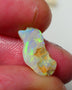 Lightning Ridge Rough Opal 2.25cts Crystal Seam showing Nice multi colours 16x7x4mm NS303