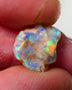 Lightning Ridge Rough Opal 3.70cts Dark Crystal Base Gamble Knobby formation Gorgeous Multifires 12x10x3mm NS300