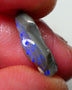 Lightning Ridge Rough Opal 4.00cts Dark Base Seam Bright Vibrant Gorgeous Green / Teal / Blue Bar to Cut 16x9x5mm NS318