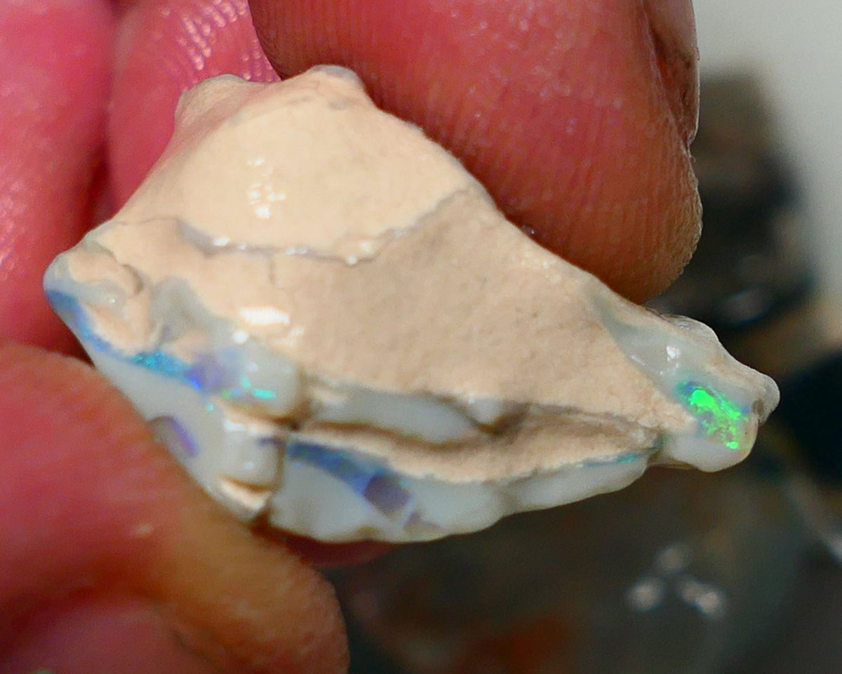 Lightning Ridge Rough Opal Gamble Auction 3   23.00cts 25x20x13mm