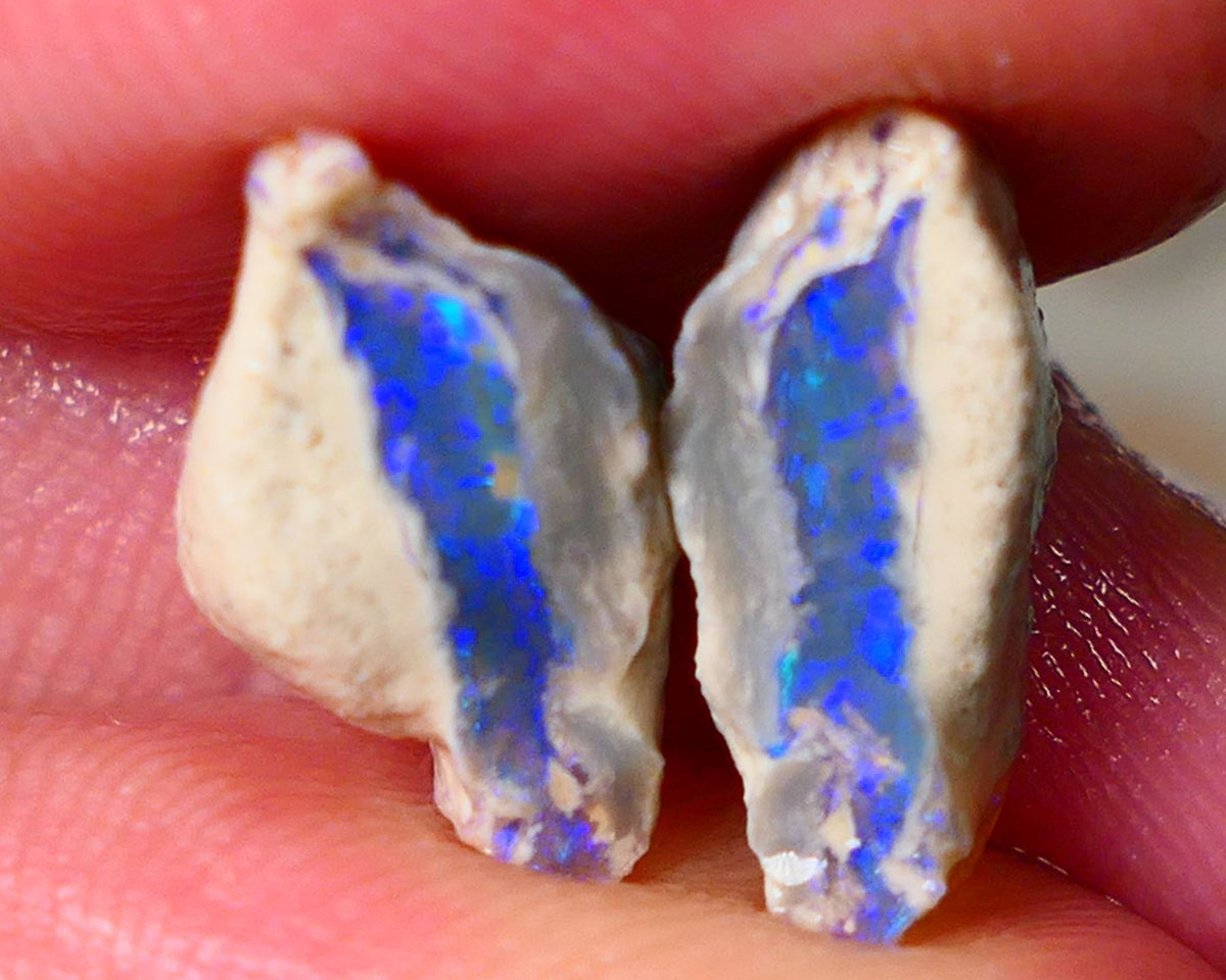 Lightning Ridge Gamble Knobby opal rough showing nice bright colours 8.50cts 15x10x9mm to 15x105mm ALP113