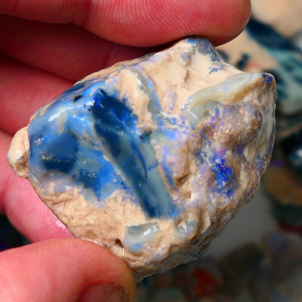 Lightning Ridge Gamble Monster sized 190cts Knobby opal rough showing some colours 37x33x30mm ALP127