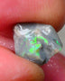 Lightning Ridge Rough Opal Small size Bright Dark Base Seam 1.60Cts Super Bright Multifires 10x7x3mm Auction85