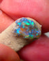 Lightning Ridge Dark Base Crystal knobby opal formation rough 13.50cts Showing nice Blue/green tones of colour 30x12x7mm Auction150