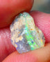 SEE VIDEO  Lightning Ridge Opalised Wood fossil rough opal 2.15cts Stunning Multicolours featuring oranges & Yellows 12x9x4mm GMB022