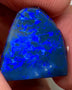 NEW YEARS DAY THNK U AUCTION1 Big Sized Blue on Black Opal Rub Rough 10cts L/Ridge Full of gorgeous fires 17x12x3mm SKU#0270