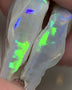 Australian Rough Opal Crystal 15cts Cutters Candy Exotic Seam Split Gem Grade Vivid & Bright fires in stunning bars  16x12x5mm & 17x13x4mm WSN18