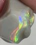 Australian Lightning Ridge Top Gem Select Bright Semi Black Seam Rough Opal 11cts Super Rainbow of Bright Multifires Stunning bar 16x11x11mm WSM100