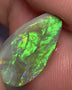 Australian Rough / Rub Dark Crystal opal 4.6cts Stunning Big Clean Bright Mostly Green fires 19x12x3mm WSM84