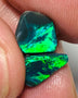 Australian Black Opal Rough Rub GEM GRADE PAIR 2.8cts Mulga® Field of Grawin Bright and Vibrant MultiFires Top Notch!!! WSC343