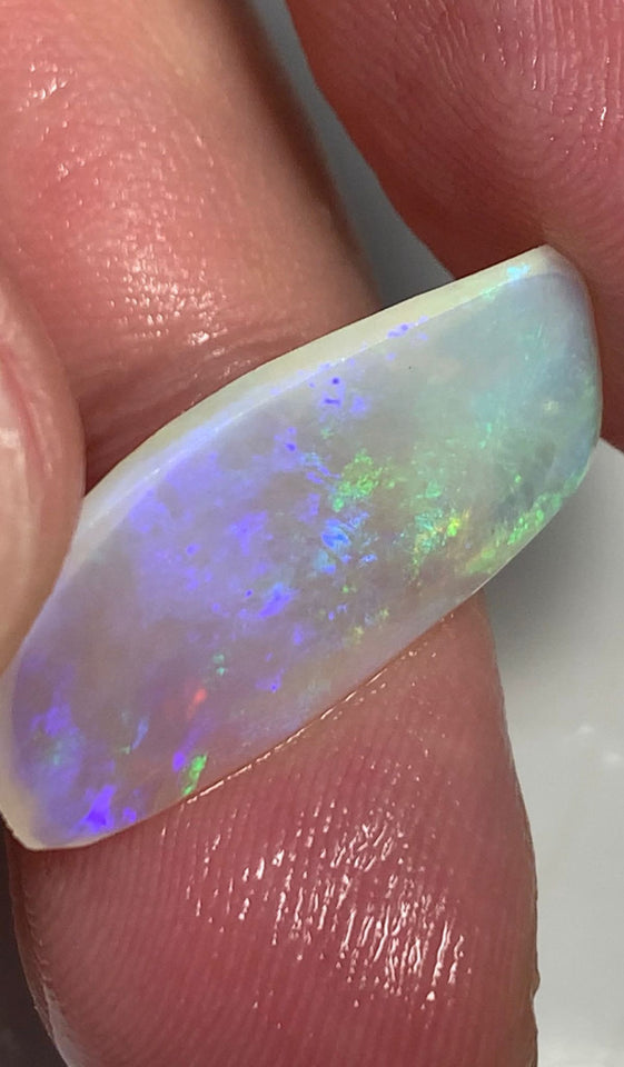 Australian Lightning Ridge Rough / Rub Big Crystal opal  6.1cts Nice Multifires 24x13x1.5mm WSM15