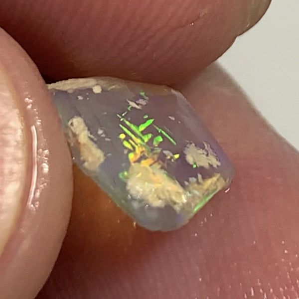 Australian Opal Crystal Rough / Rub / Preform 1.8cts SCRIPT & BROADFLASH Super Bright Multi fires WSB258